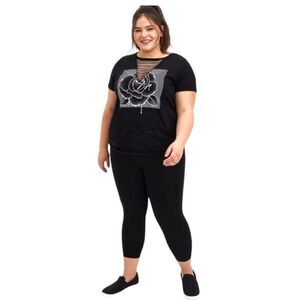 NWOT TORRID Plus Size Black Premium Signature Waist Capri's 4X